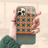 Christmas Pattern Custom Name iPhone Case